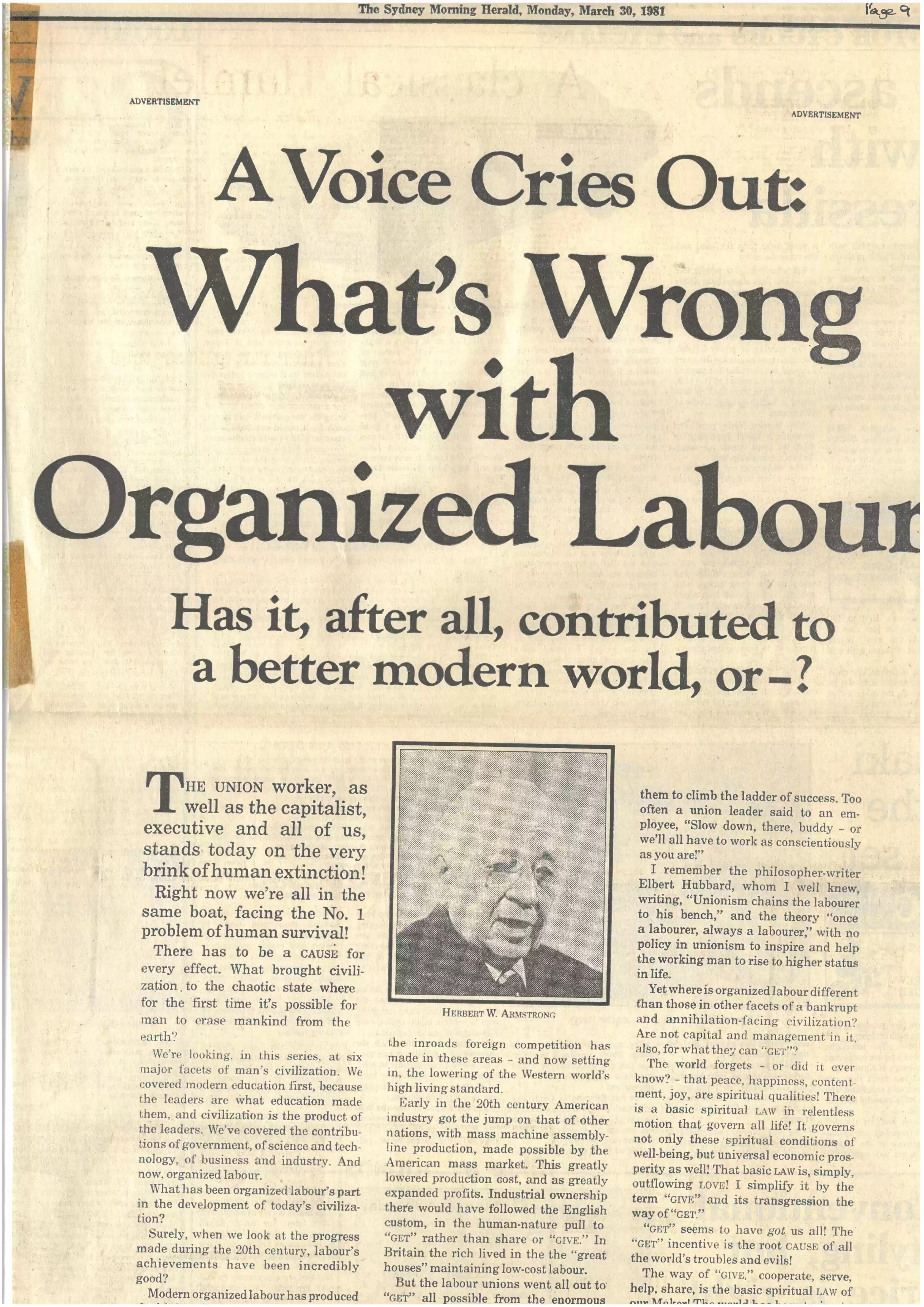 A Voice Cries Out, 30March1981a